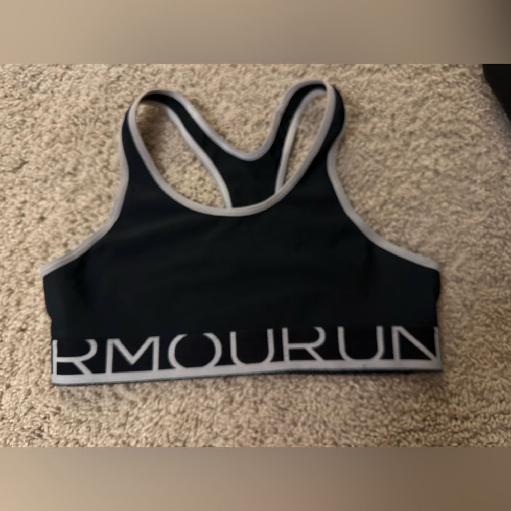 Black Under Armour sports bra